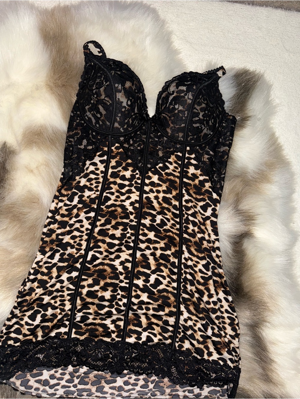 La Vie En Rose leopard dress
